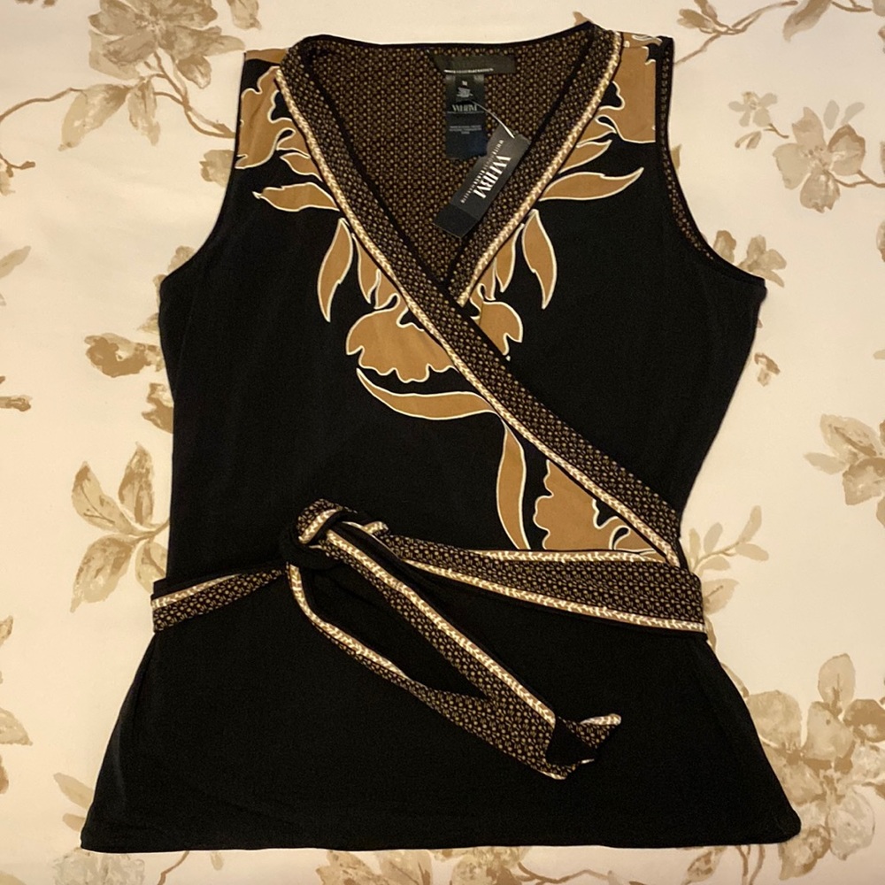 White House Black Market Reversible Tank NWT